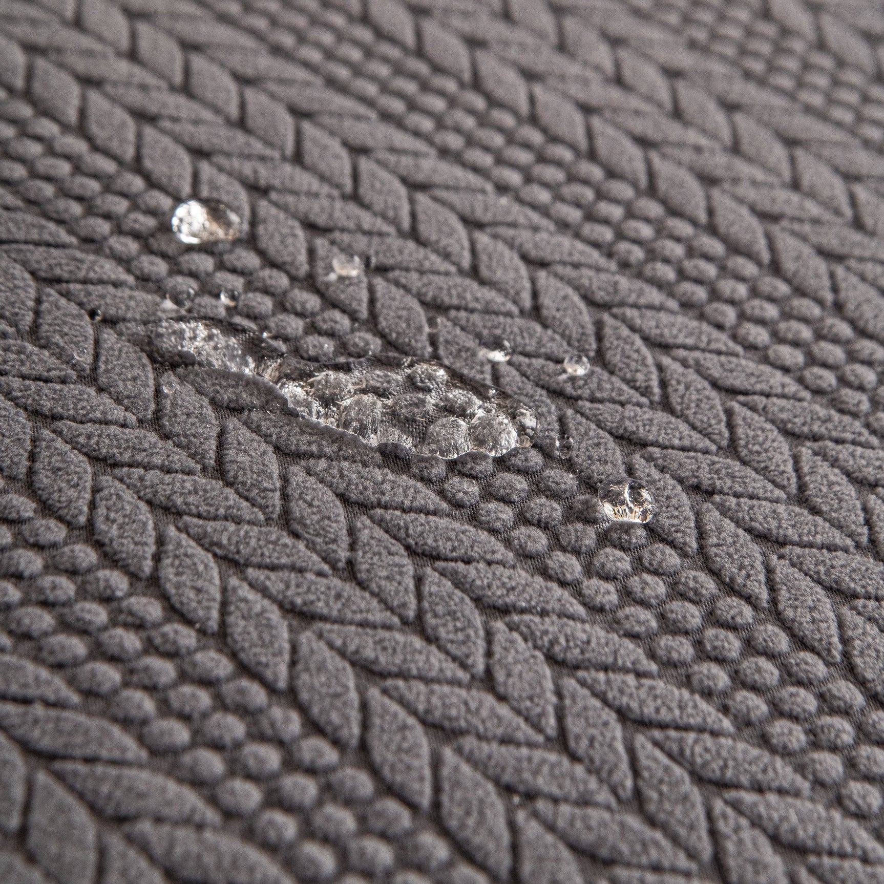 High Stretch Wheat Ear Embossed Textured Couch Slipcover, Water Repellent Sofa Cover