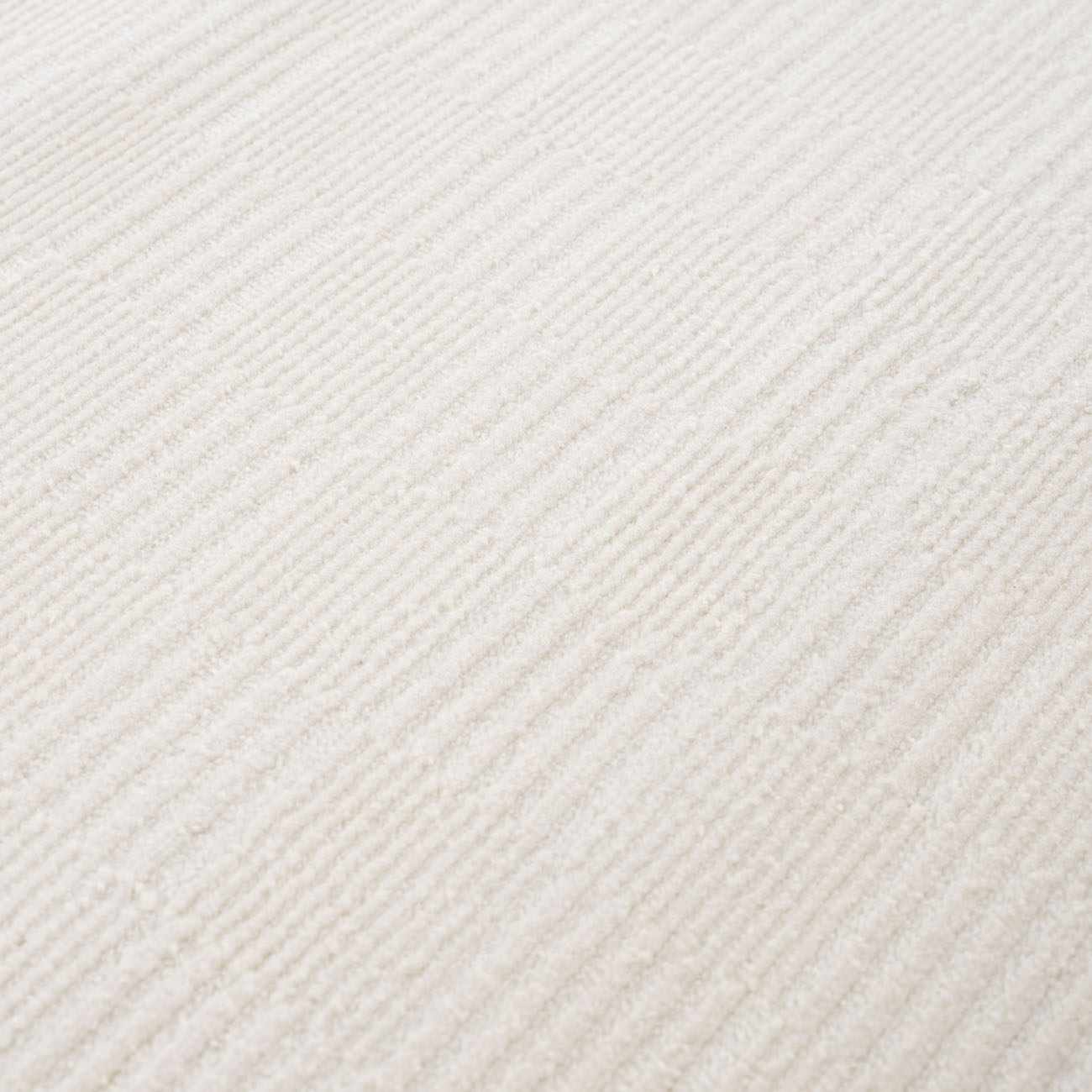 Kazuma Cream Checkered Washable Area Rug