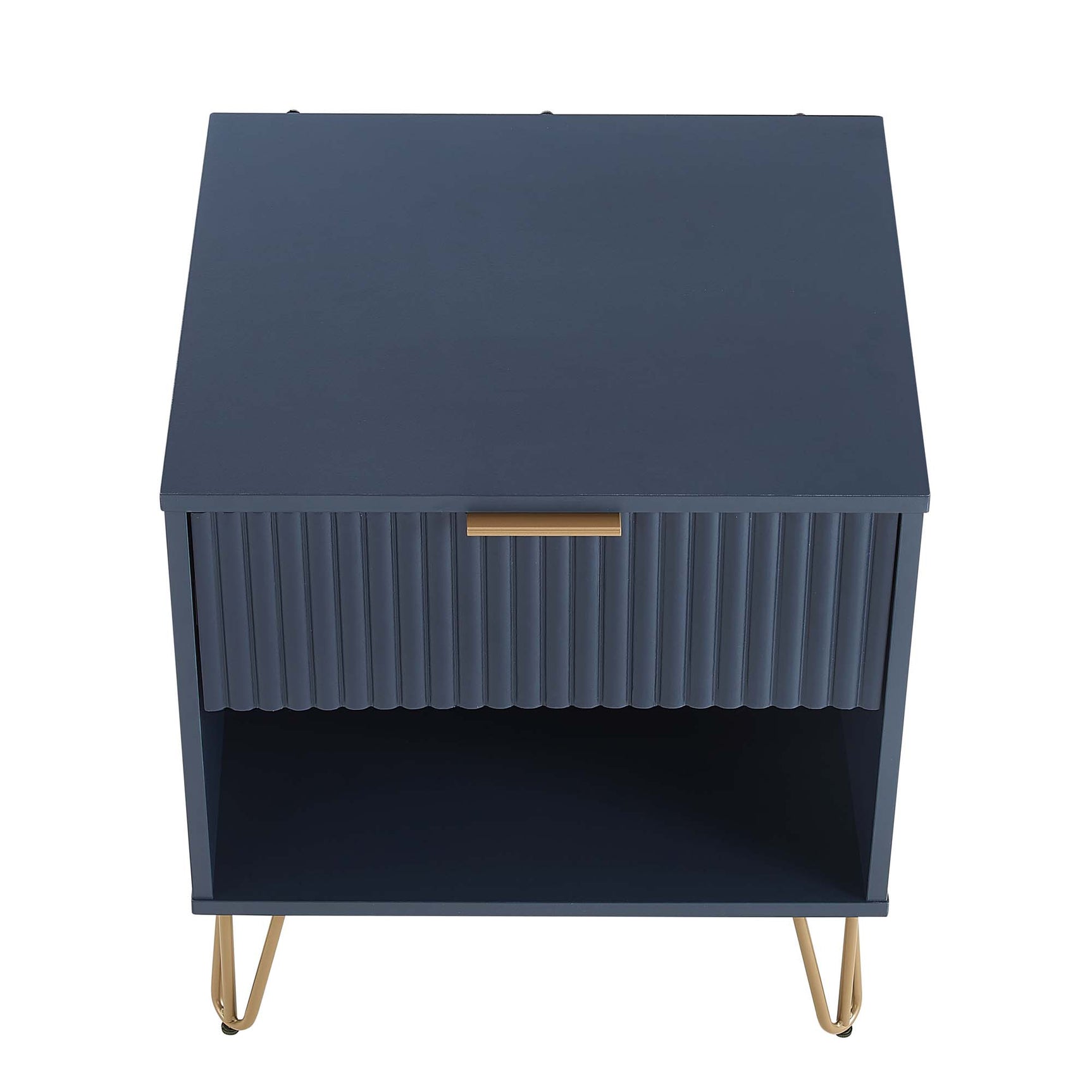 DUMBO 1.0 Nightstand in Midnight Blue - Ornate Home