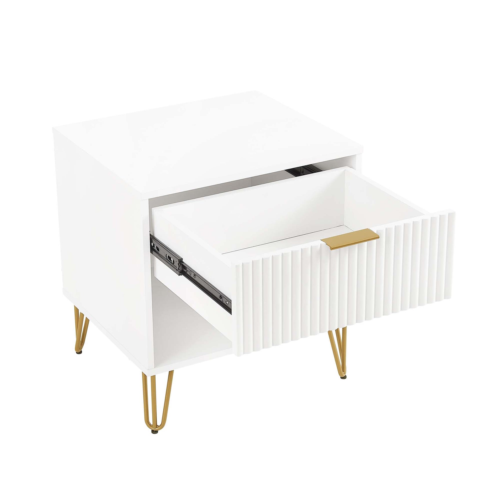 DUMBO 1.0 Nightstand in White - Ornate Home