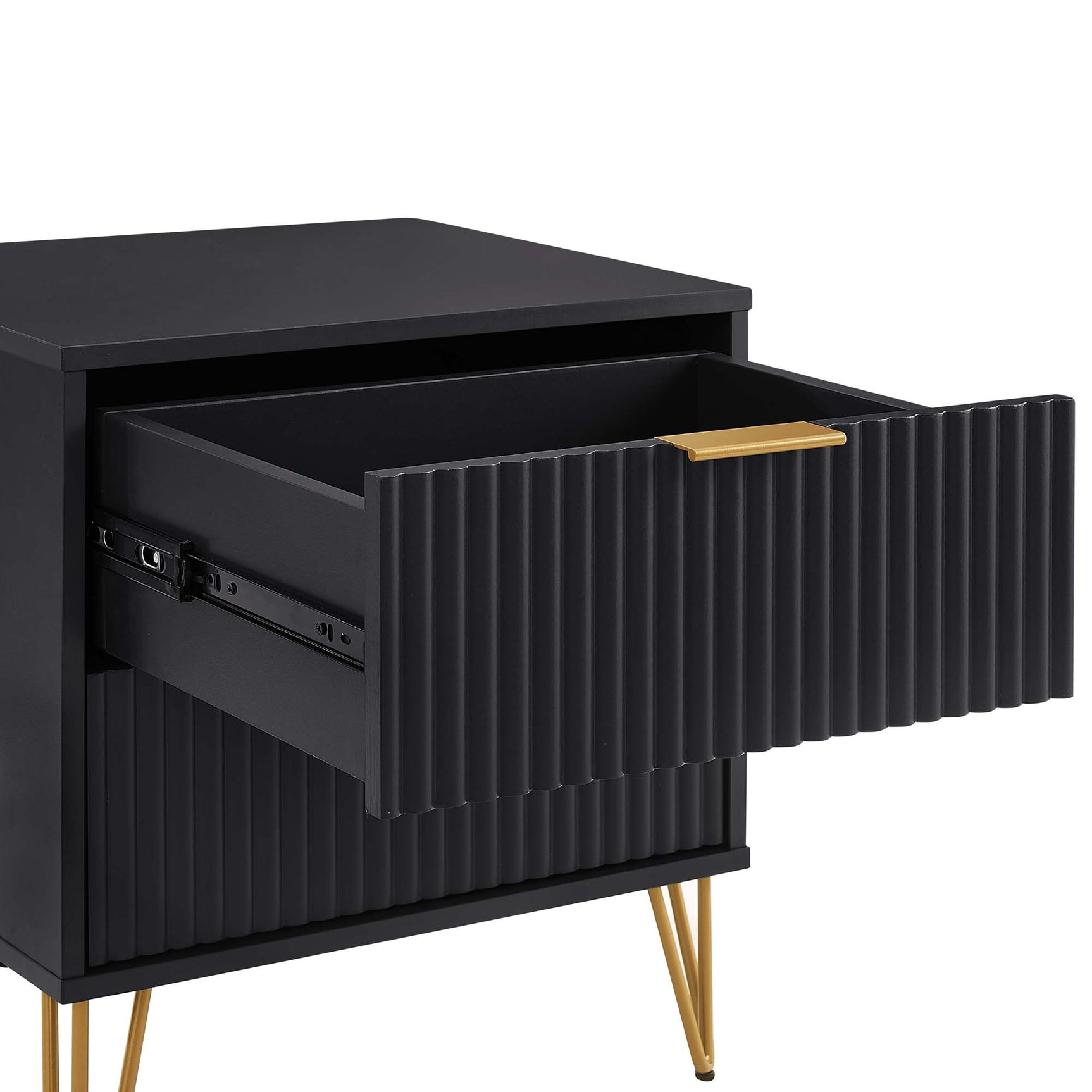 DUMBO 2.0 Nightstand in Black - Ornate Home