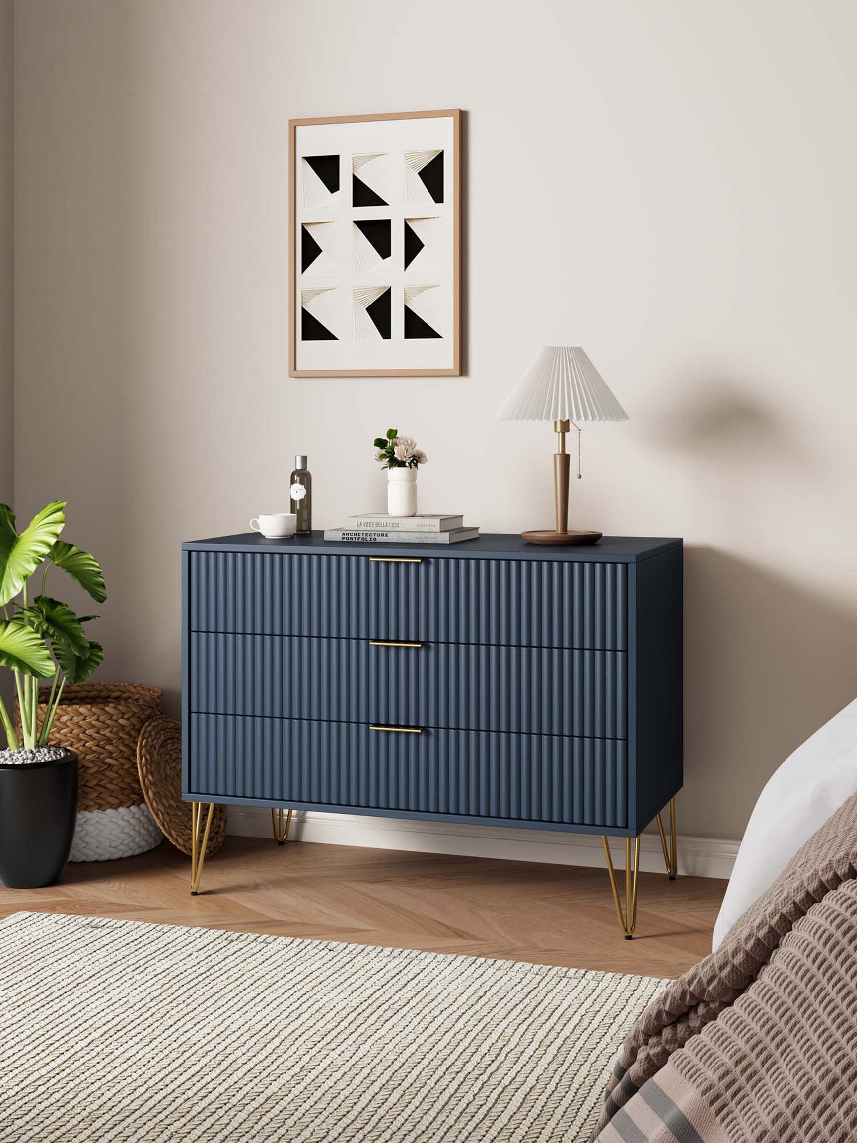 DUMBO Dresser in Midnight Blue - Ornate Home
