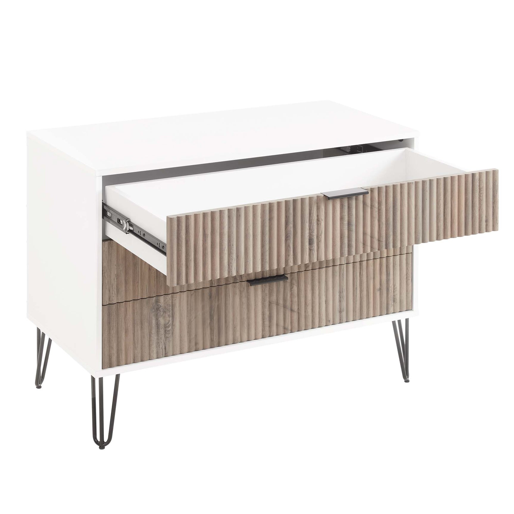 DUMBO Dresser in White and Grey - Ornate Home