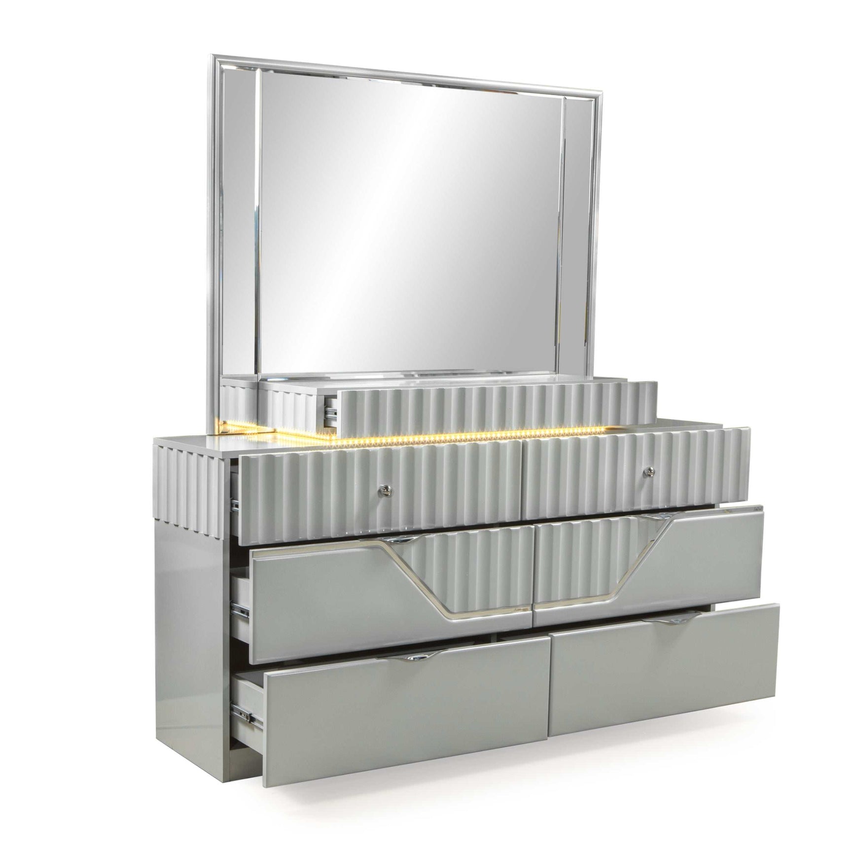 Da Vinci Gray Dresser - Ornate Home