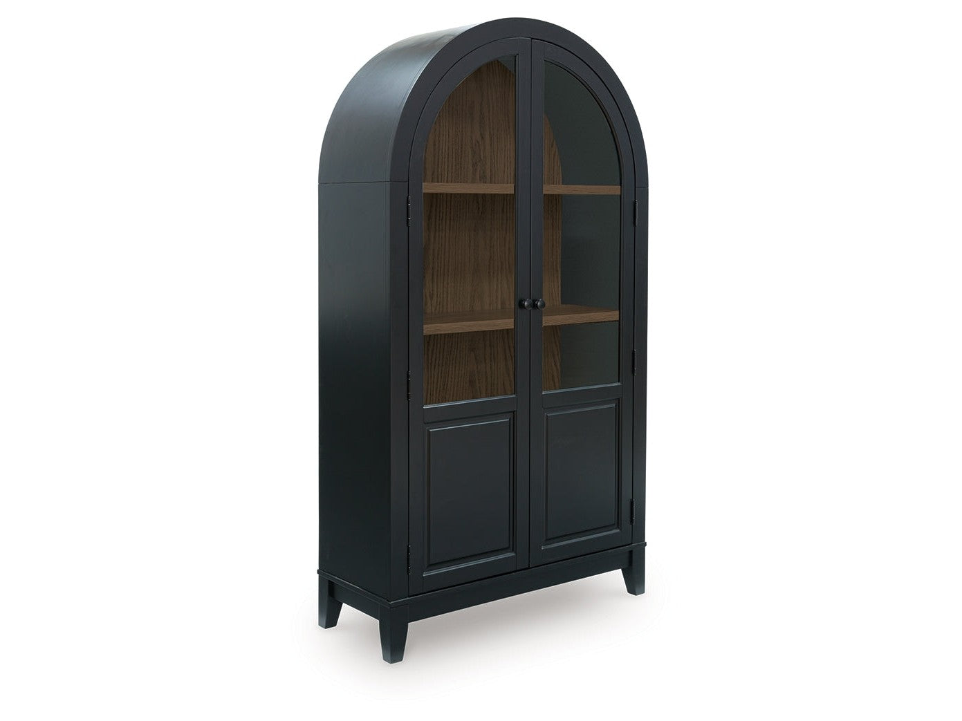 Dagandale Black/Natural Accent Cabinet - Ornate Home