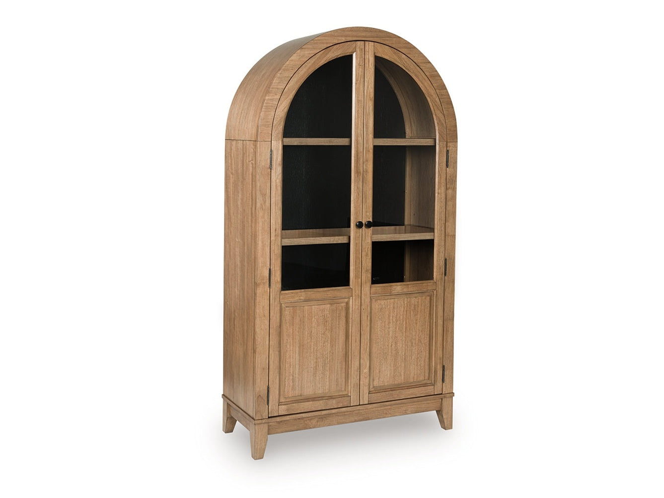 Dagandale Natural/Black Accent Cabinet - Ornate Home