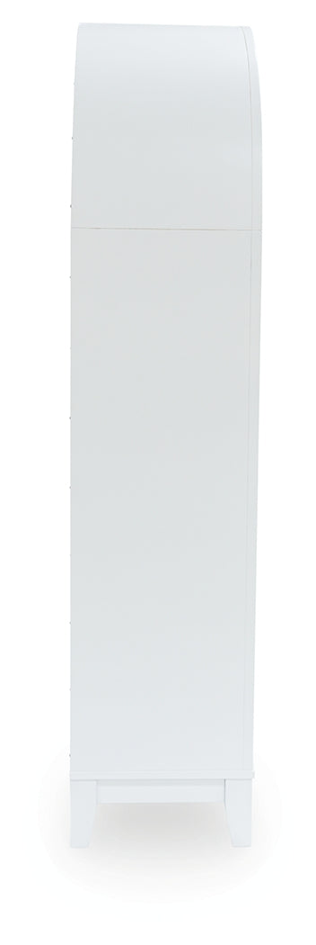 Dagandale White/Natural Accent Cabinet - Ornate Home
