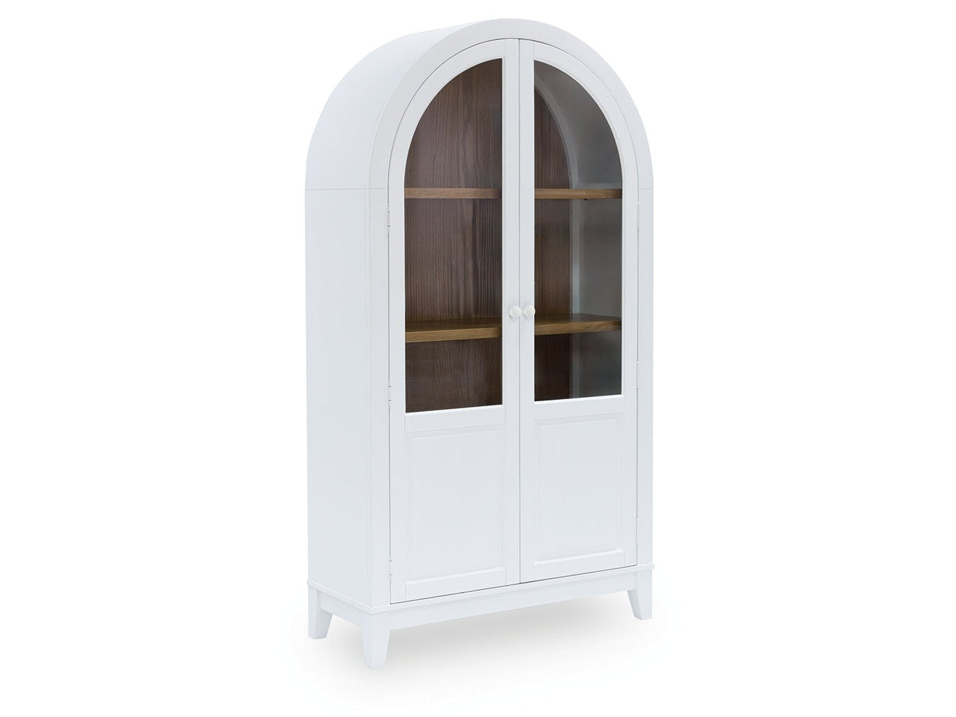 Dagandale White/Natural Accent Cabinet - Ornate Home