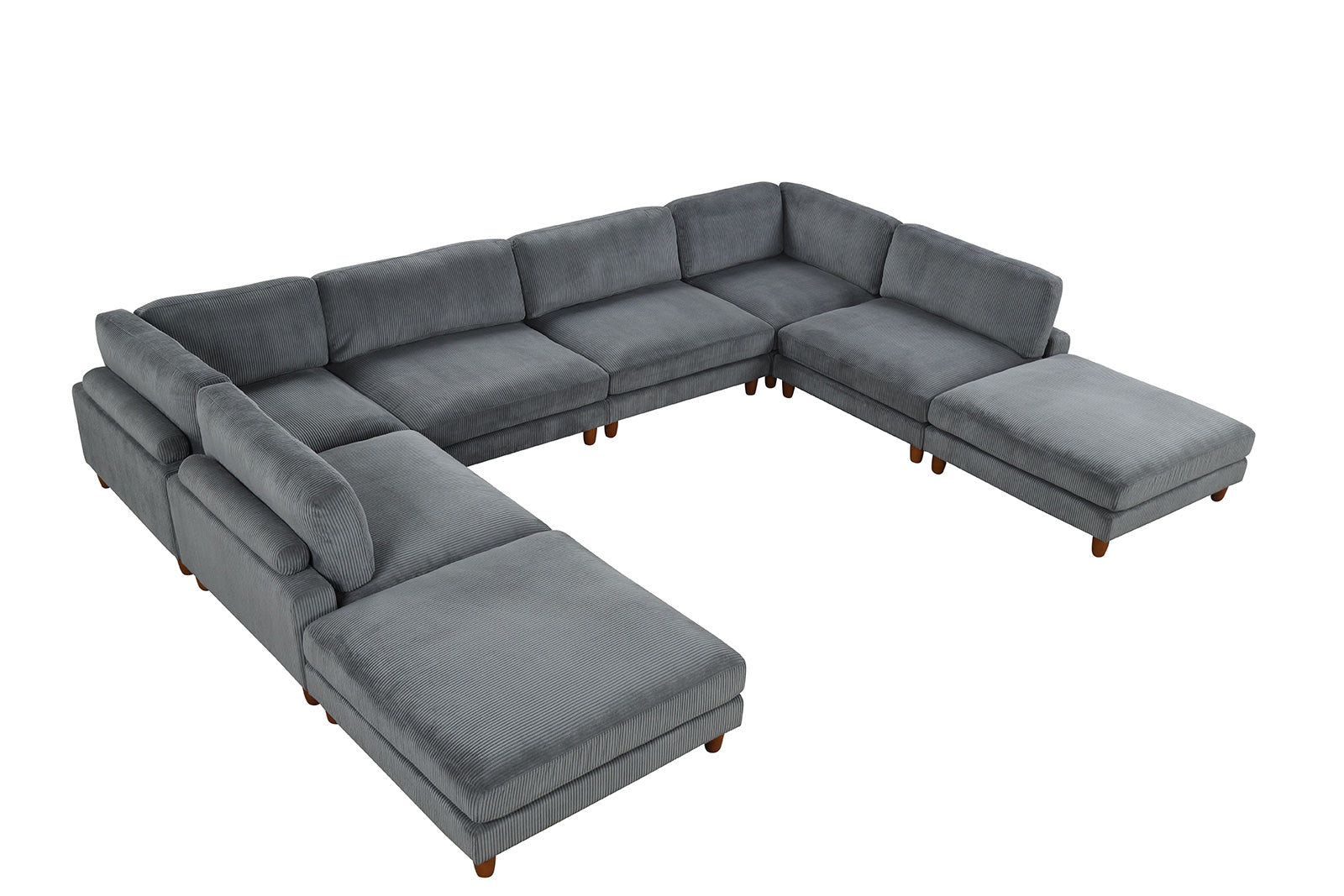 Dagenham Gray Sectional - Ornate Home