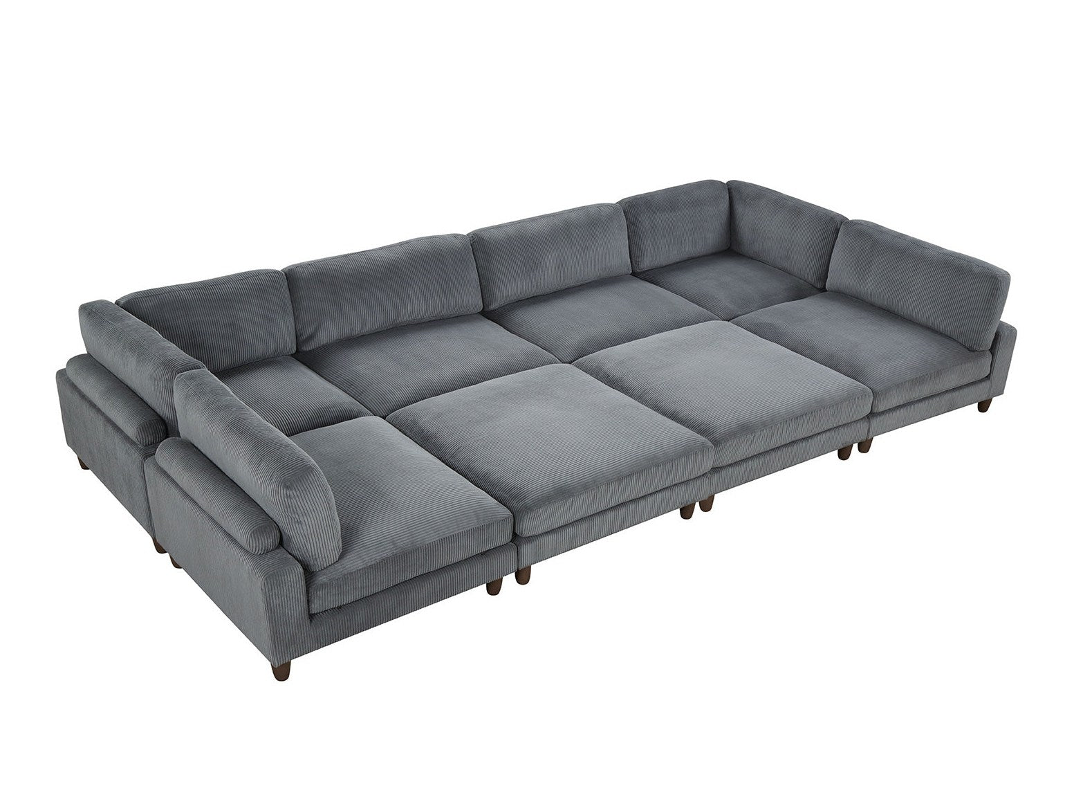 Dagenham Gray Sectional - Ornate Home