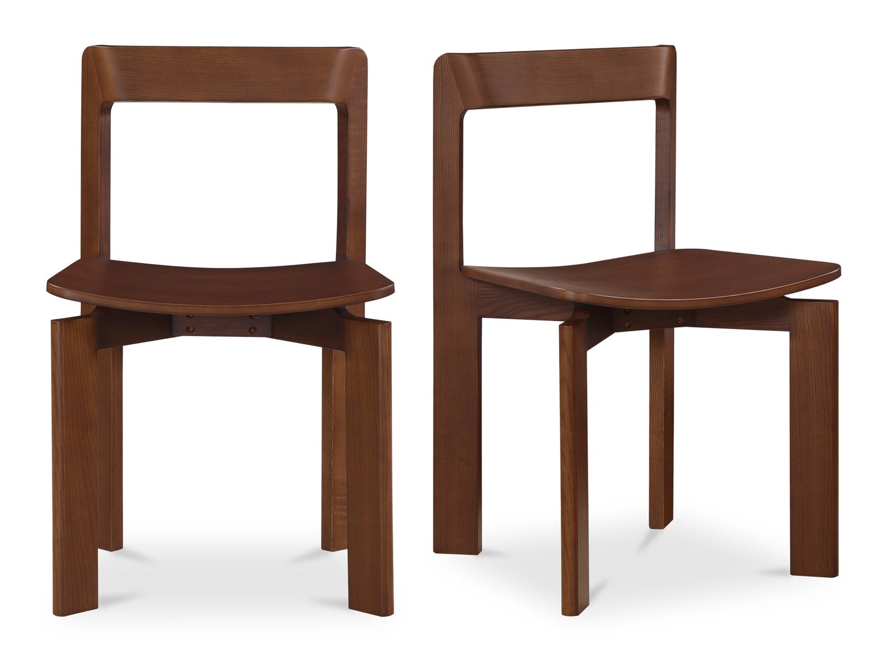Daifuku Brown Dining Chair (Set of 2) - Ornate Home