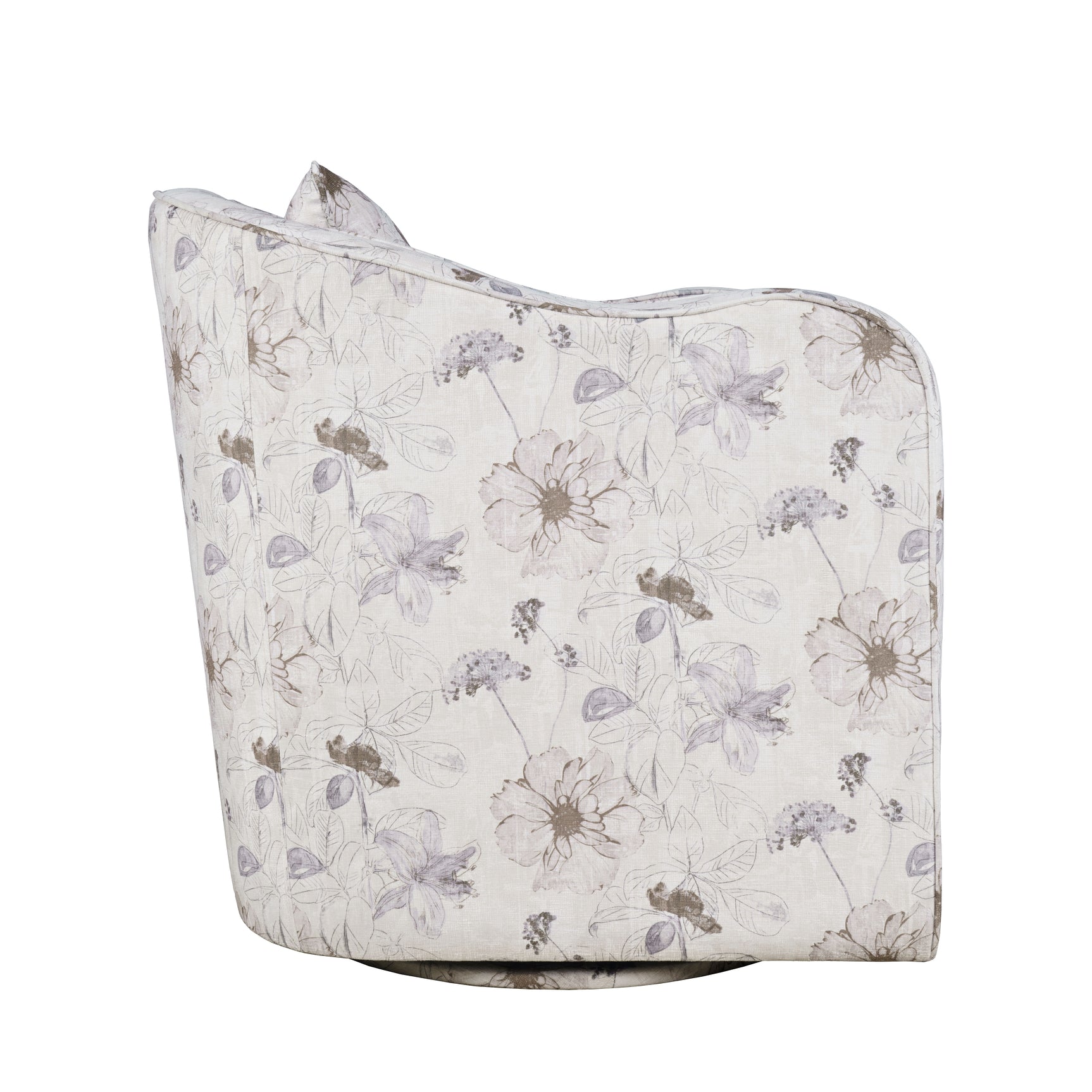 Daisy Multicolor Swivel Accent Chair - Ornate Home