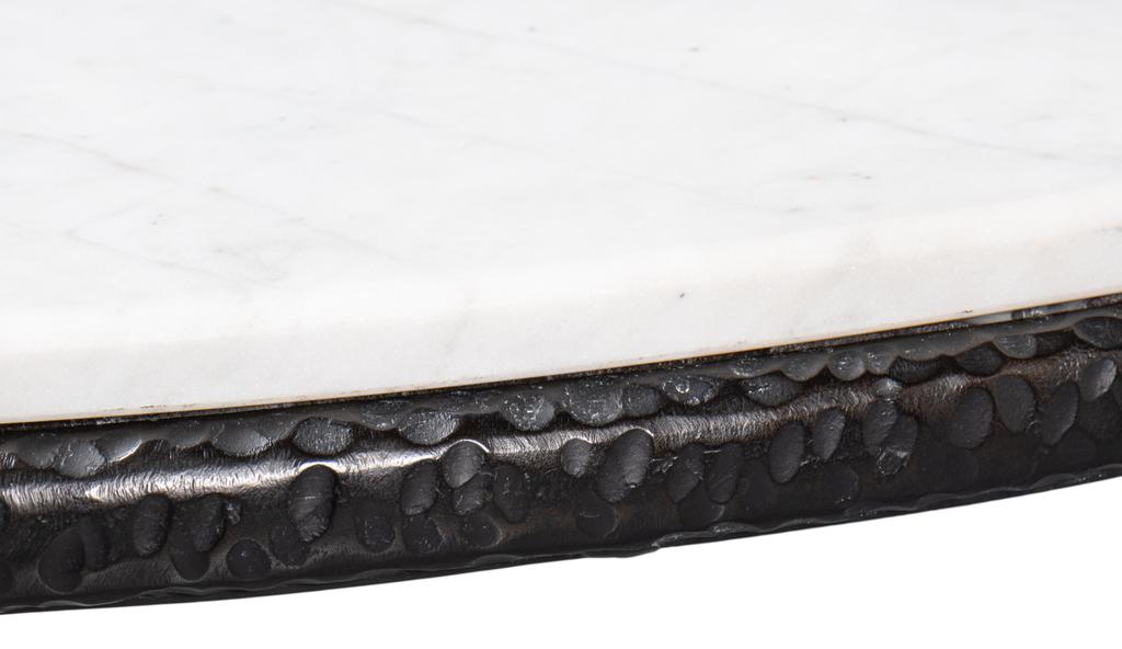 Dakor Black Round Breakfast Table - Ornate Home