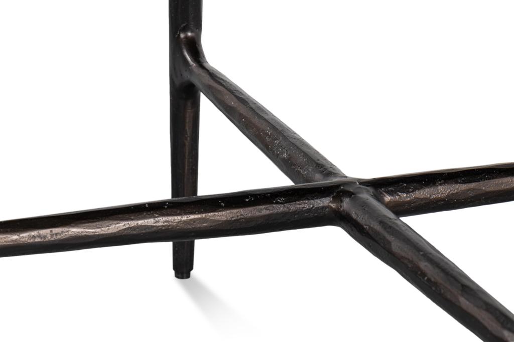 Dakor Black Round Side Table - Ornate Home