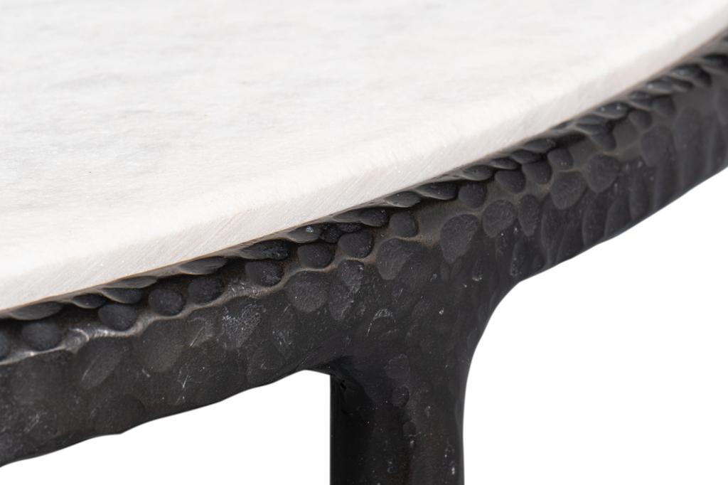 Dakor Black Round Side Table - Ornate Home