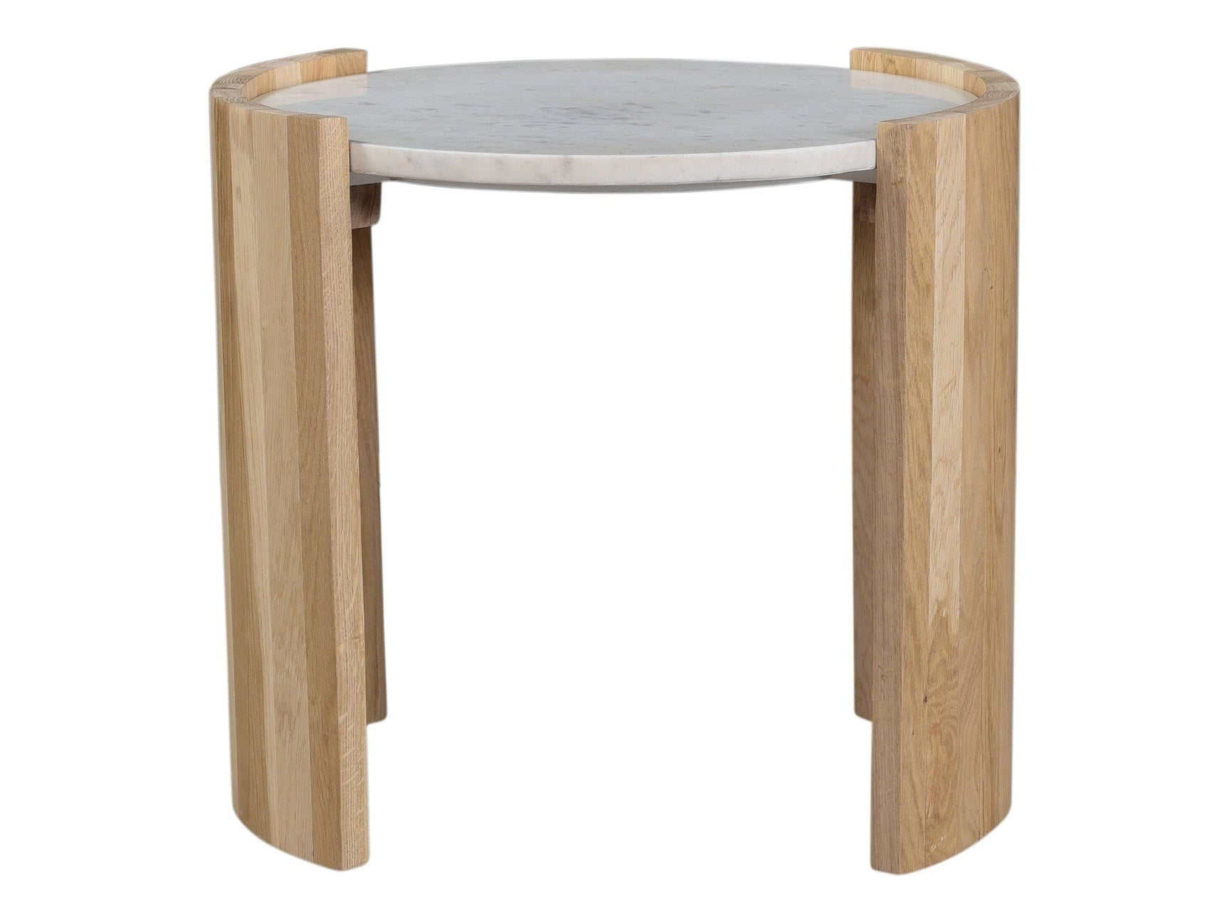 Dala White Side Table - Ornate Home