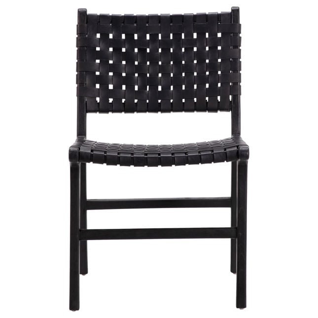 Dale Black/Natural Dining Chair - Ornate Home