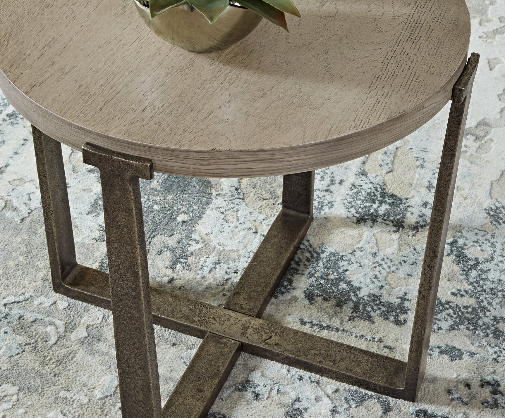 Dalenville Gray End Table - Ornate Home
