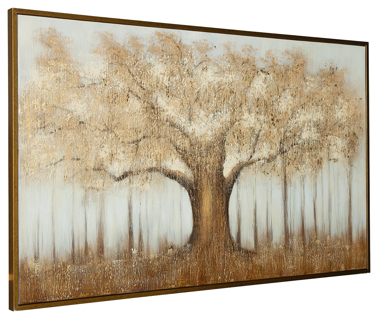 Dalewick Brown/Gray/Gold Finish Wall Art (Online Special Price) - Ornate Home