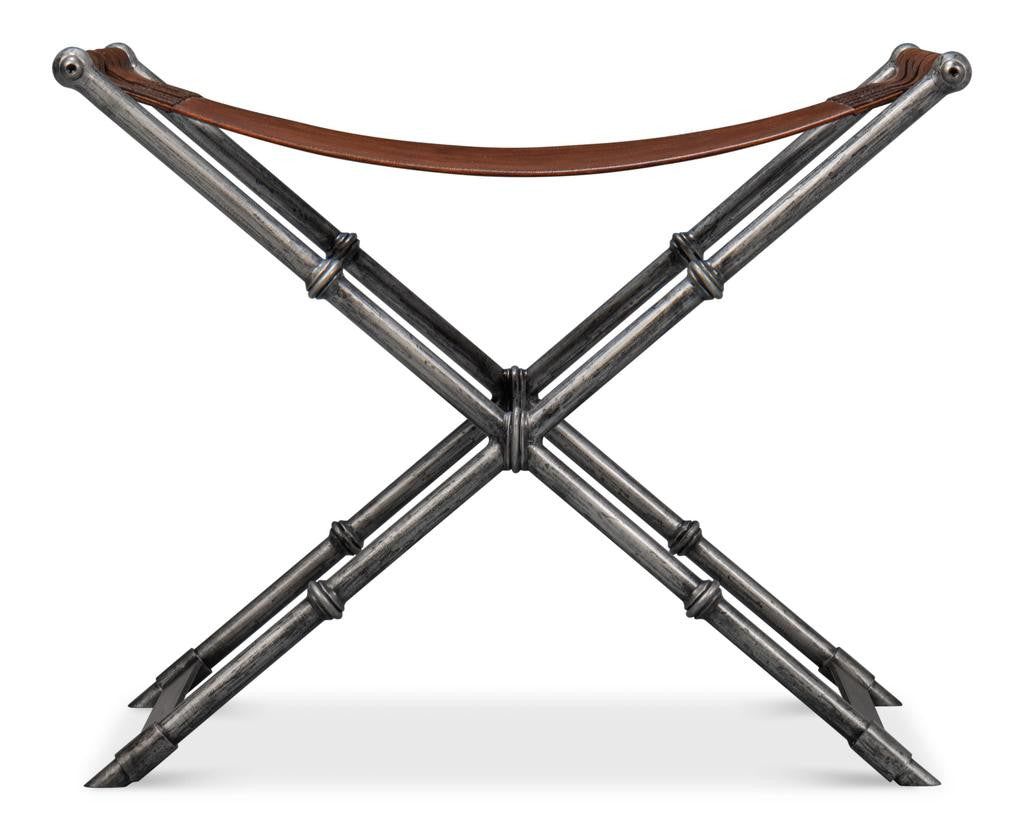 Dalton Brown Equestrian Bench - Ornate Home