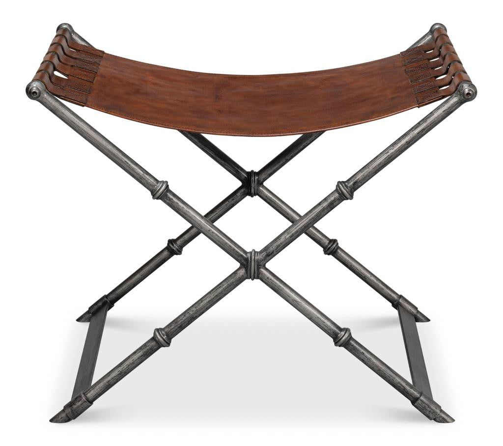 Dalton Brown Equestrian Bench - Ornate Home