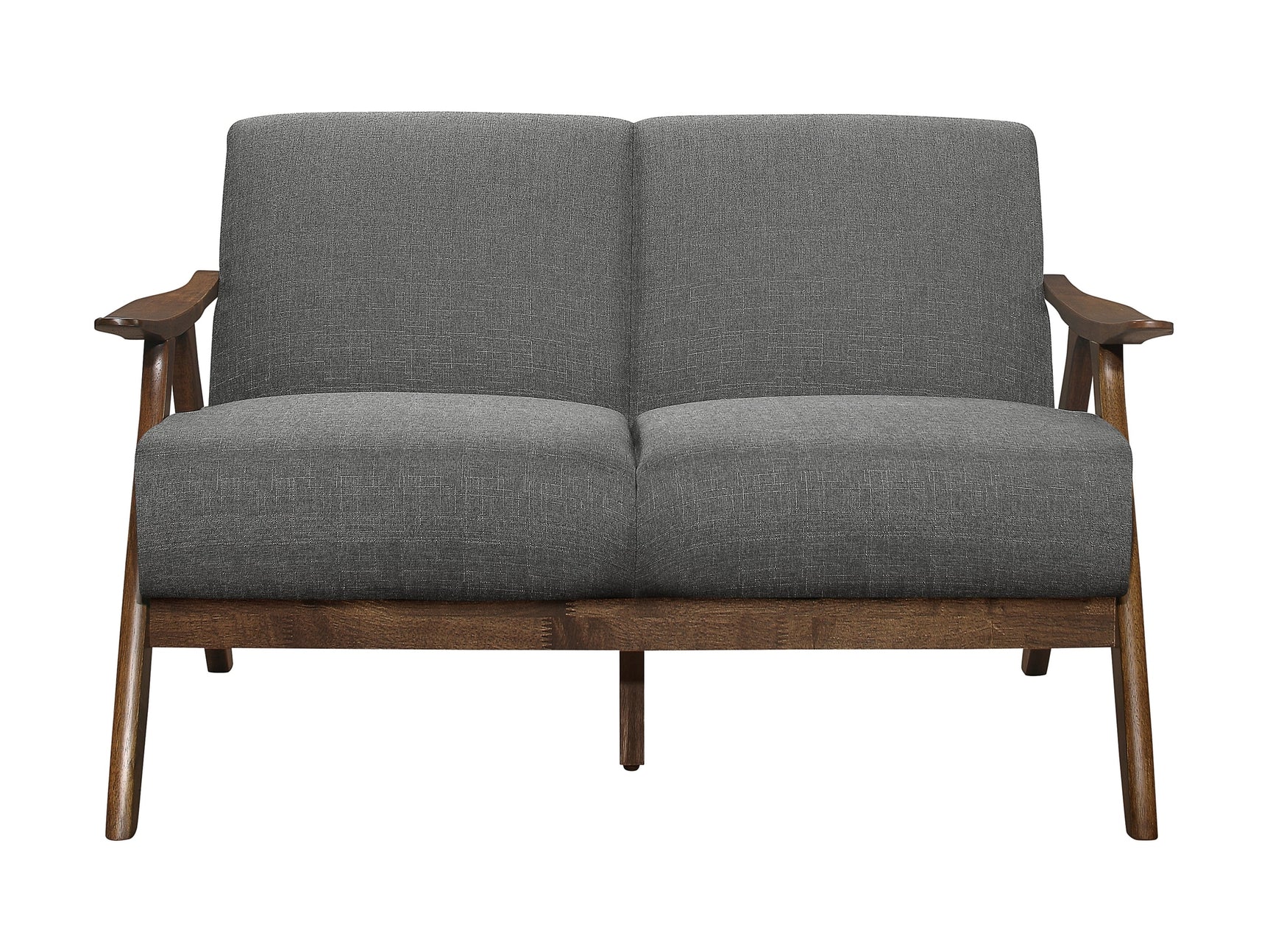 Damala Gray Loveseat - Ornate Home