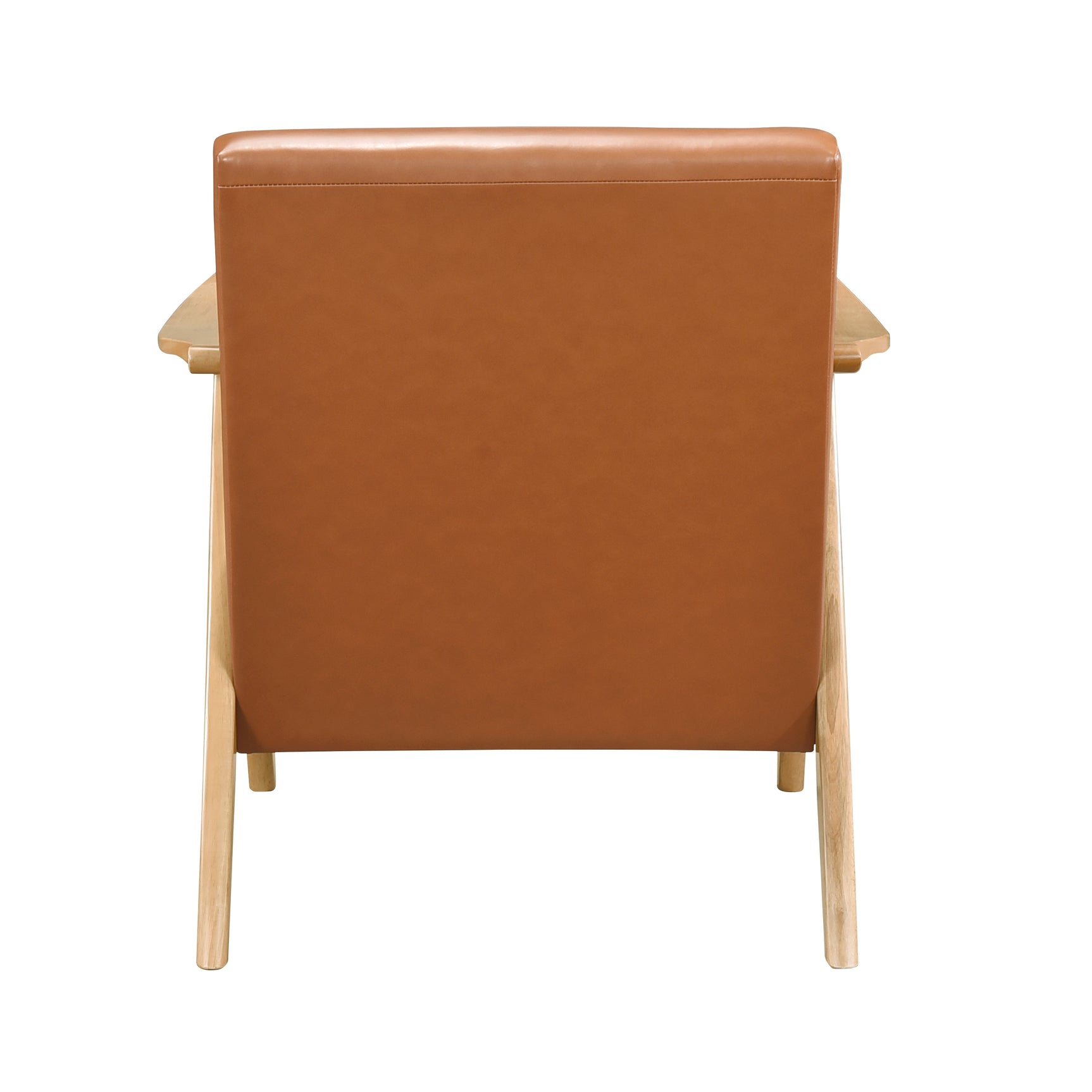 Damala Matt Brown Accent Chair (Natural) - Ornate Home