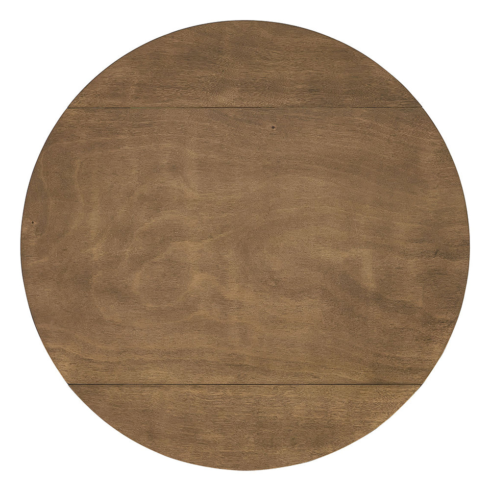 Damica Walnut Round Dining Table - Ornate Home