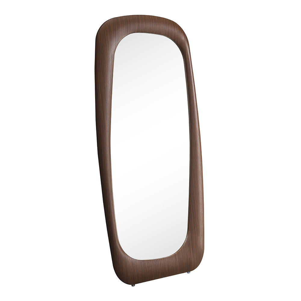 Dana Walnut Floor Mirror - Ornate Home