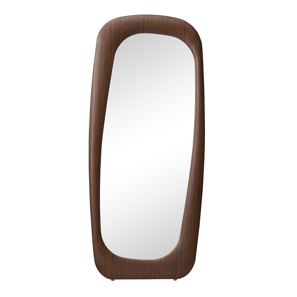 Dana Walnut Floor Mirror - Ornate Home