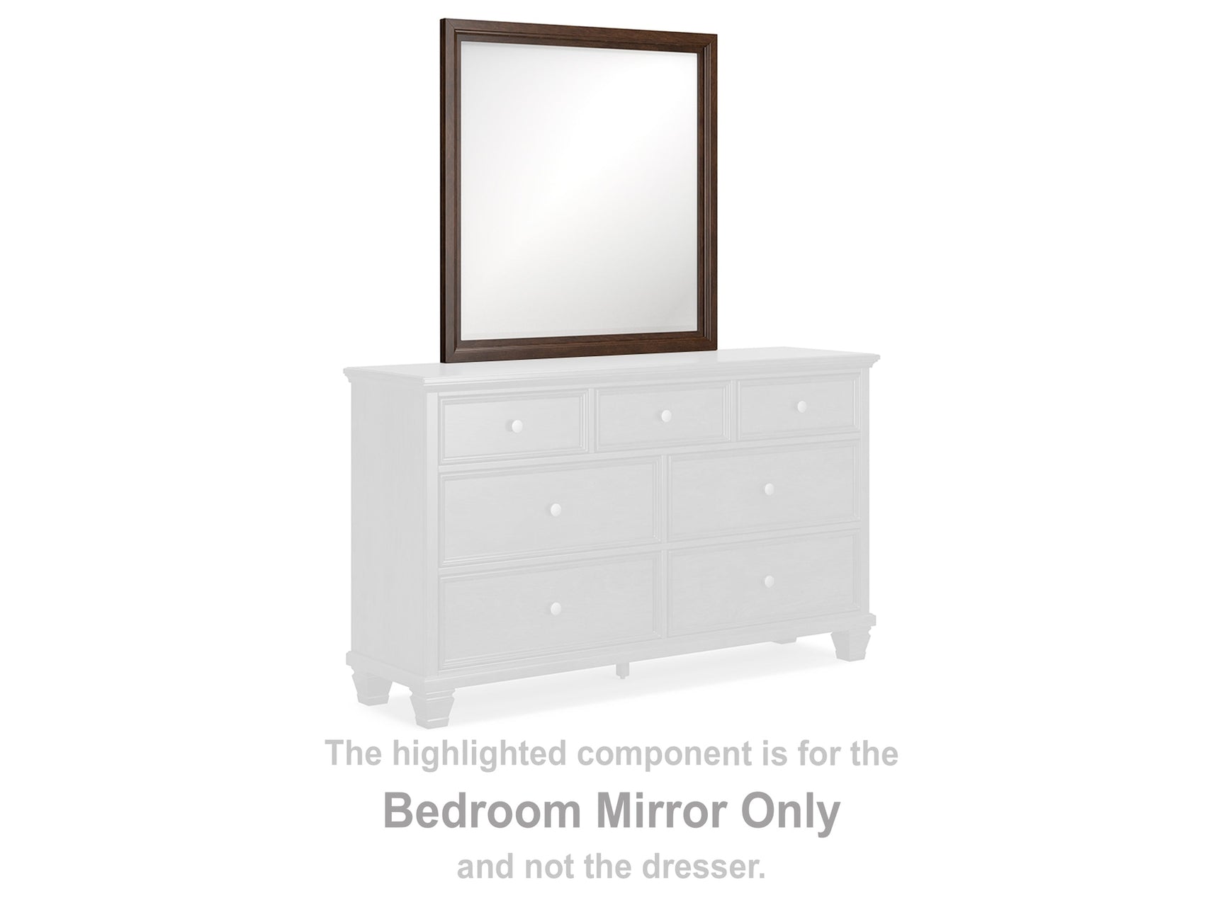 Danabrin Brown Bedroom Mirror - Ornate Home
