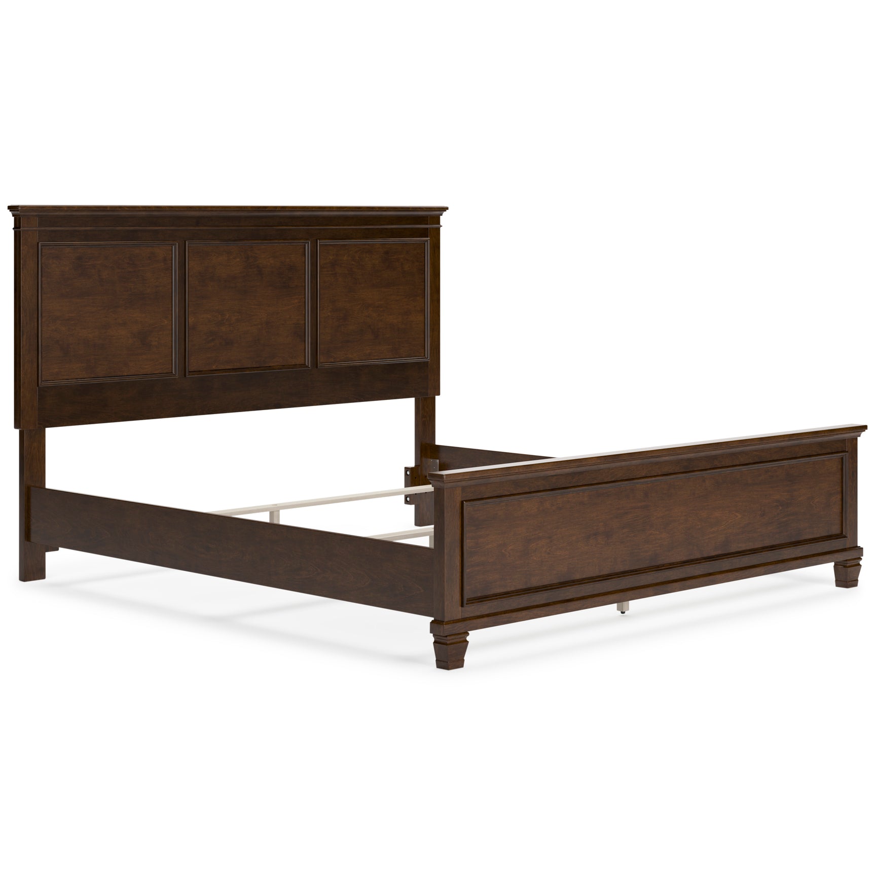 Danabrin Brown King Panel 4-Piece Bedroom Set - Ornate Home