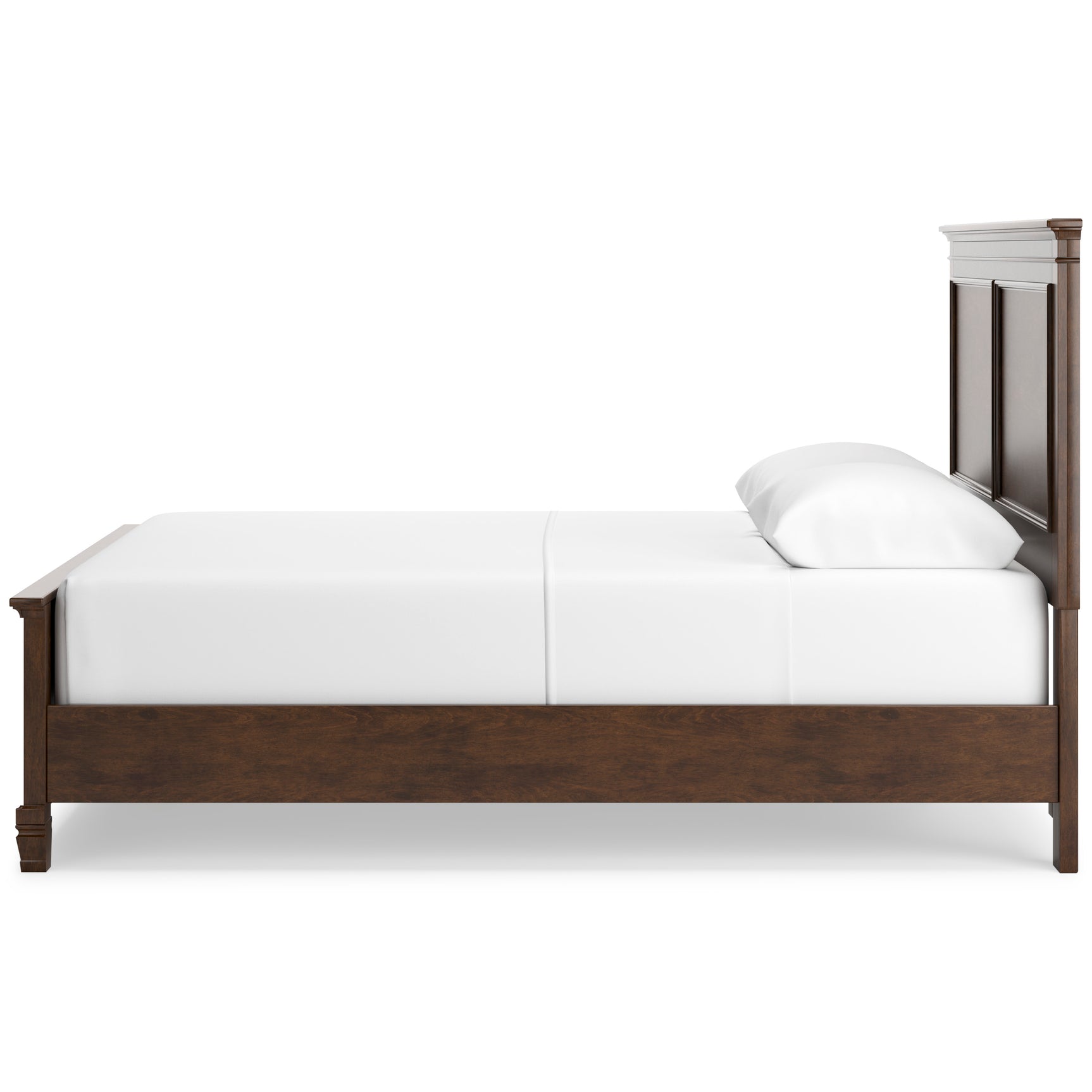 Danabrin Brown Queen Panel 5-Piece Bedroom Set w/ 2 Nightstands - Ornate Home