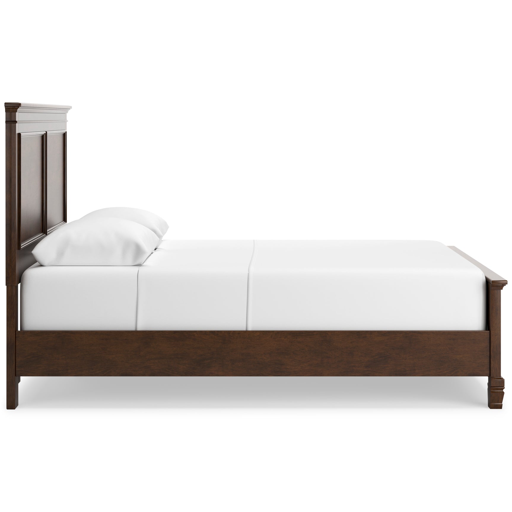 Danabrin Brown Queen Panel 5-Piece Bedroom Set w/ 2 Nightstands - Ornate Home