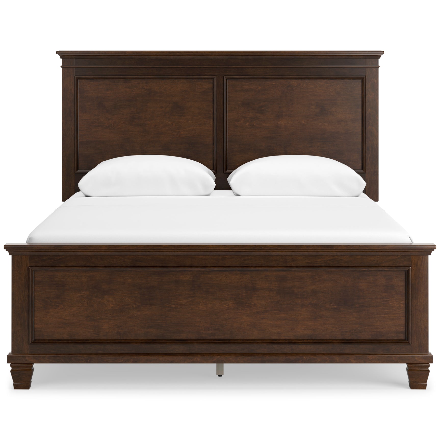 Danabrin Brown Queen Panel 5-Piece Bedroom Set w/ 2 Nightstands - Ornate Home