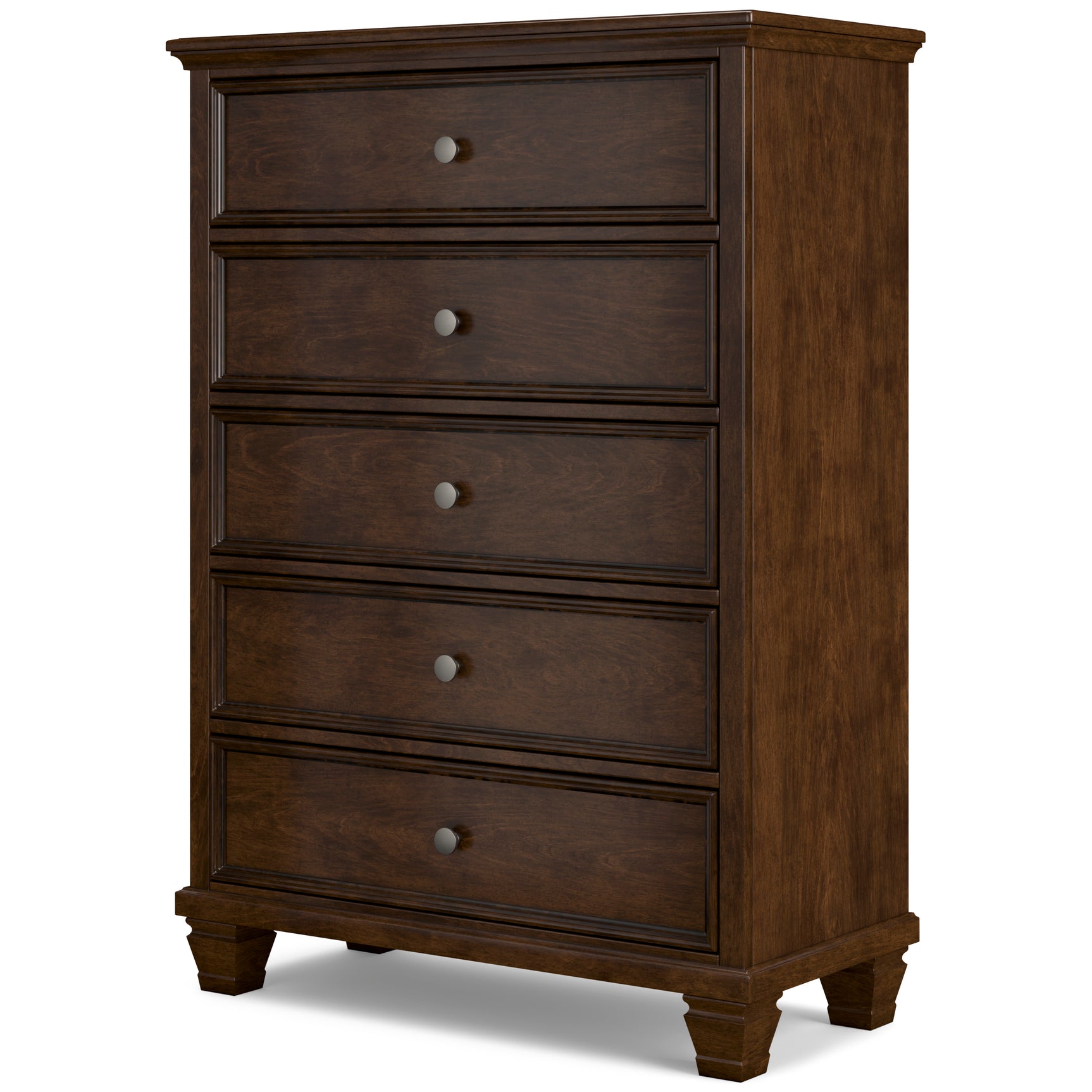 Danabrin Brown Twin Panel 6-Piece Bedroom Set w/ 2 Nightstands - Ornate Home