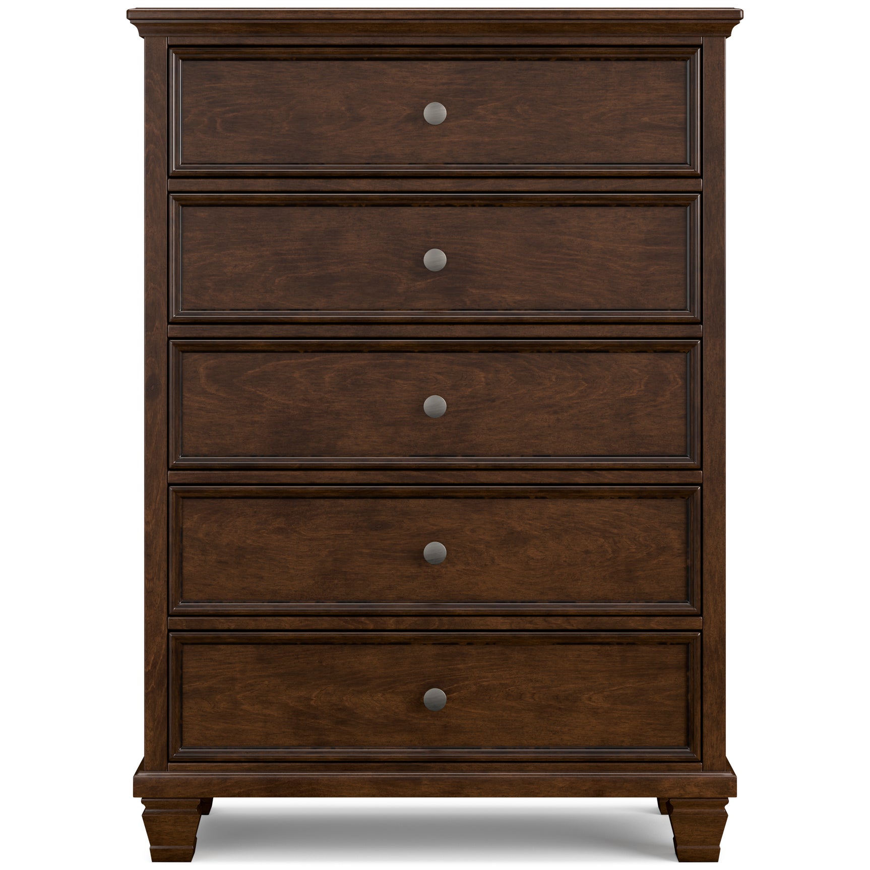 Danabrin Brown Twin Panel 6-Piece Bedroom Set w/ 2 Nightstands - Ornate Home