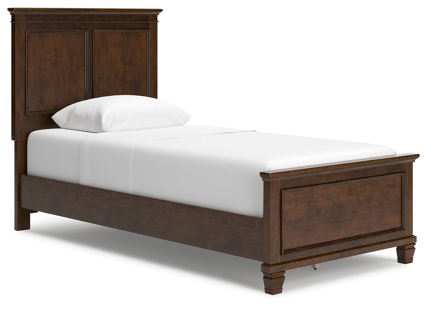 Danabrin Brown Twin Panel Bedroom Set with Dresser and Mirror - Ornate Home