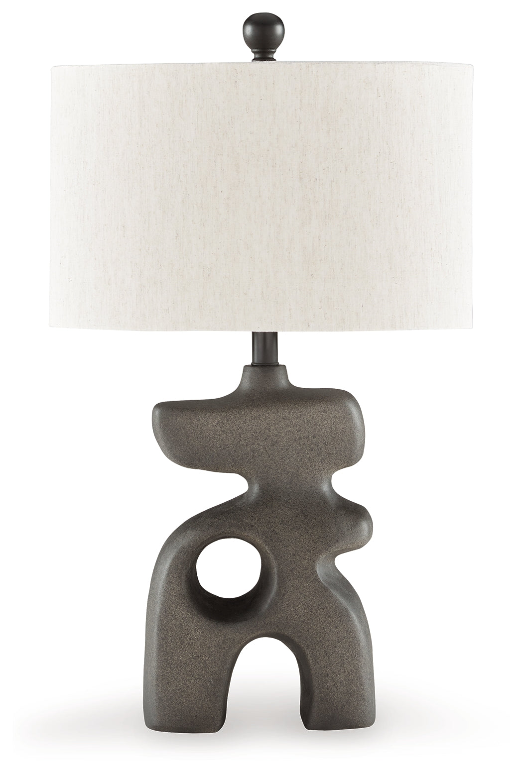 Danacy Distressed Black Table Lamp (Online Special Price) - Ornate Home