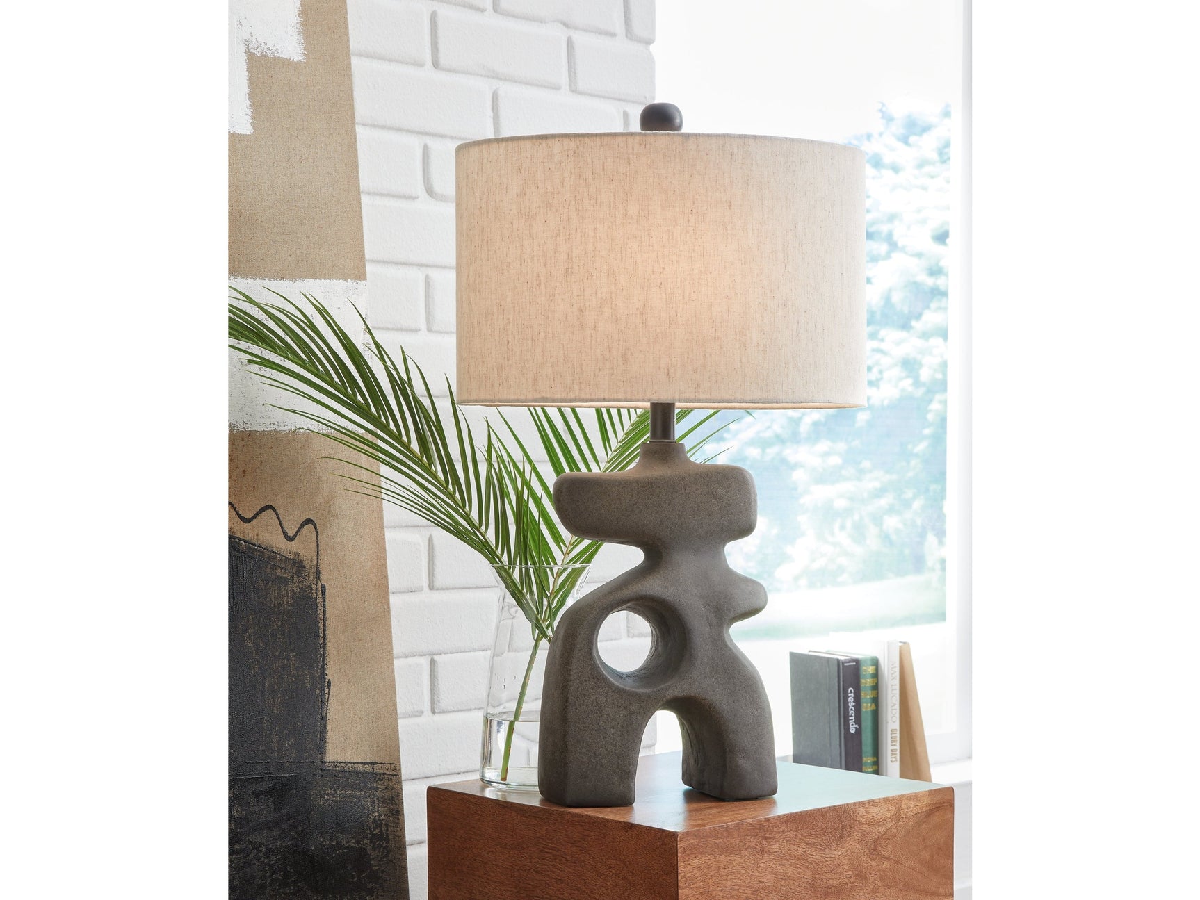 Danacy Distressed Black Table Lamp (Set of 2) (Online Special Price) - Ornate Home