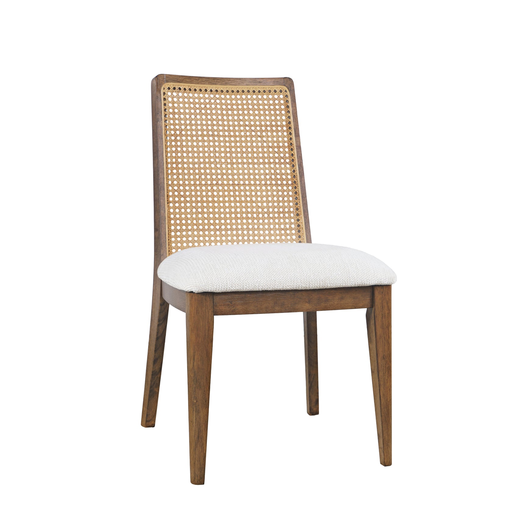 Dane Chestnut Cane Back Chair (Set of 2) - Ornate Home