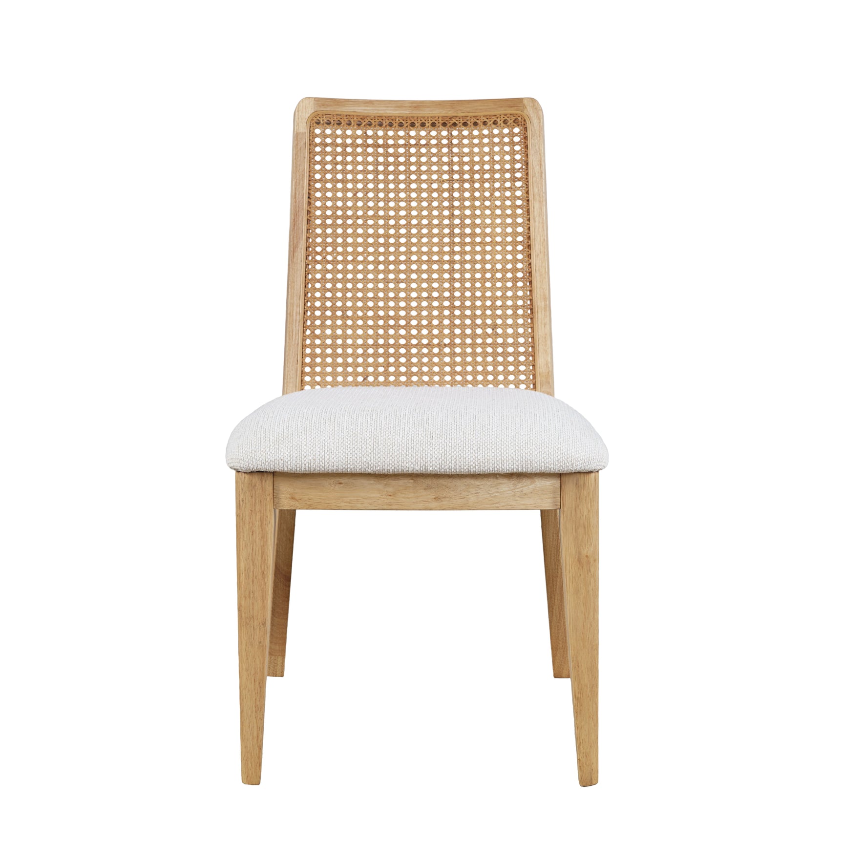 Dane Natural Cane Back Chair (Set of 2) - Ornate Home