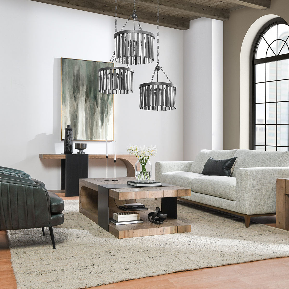 Danica Café Brown Coffee Table - Ornate Home