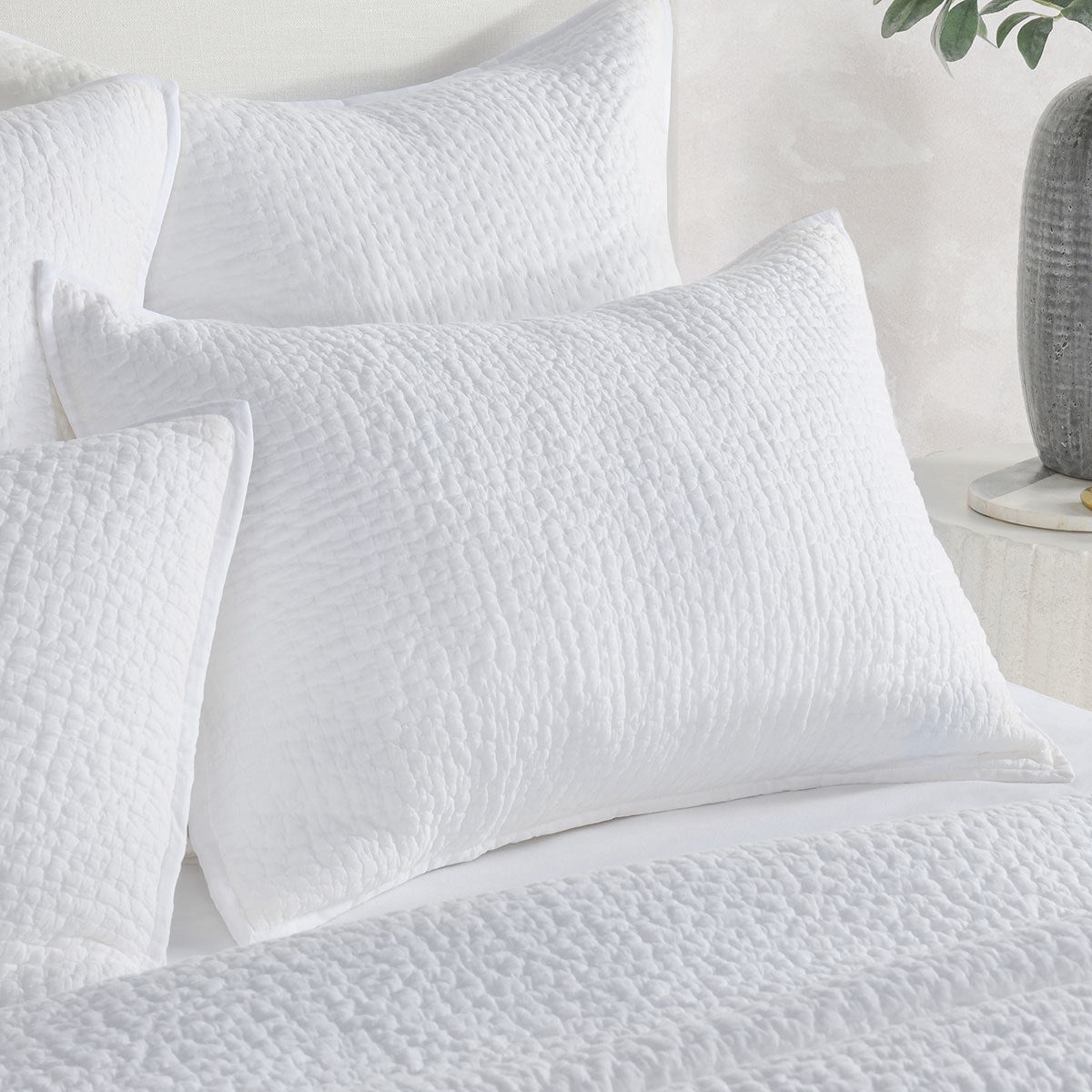 Danica White Quilt - Ornate Home
