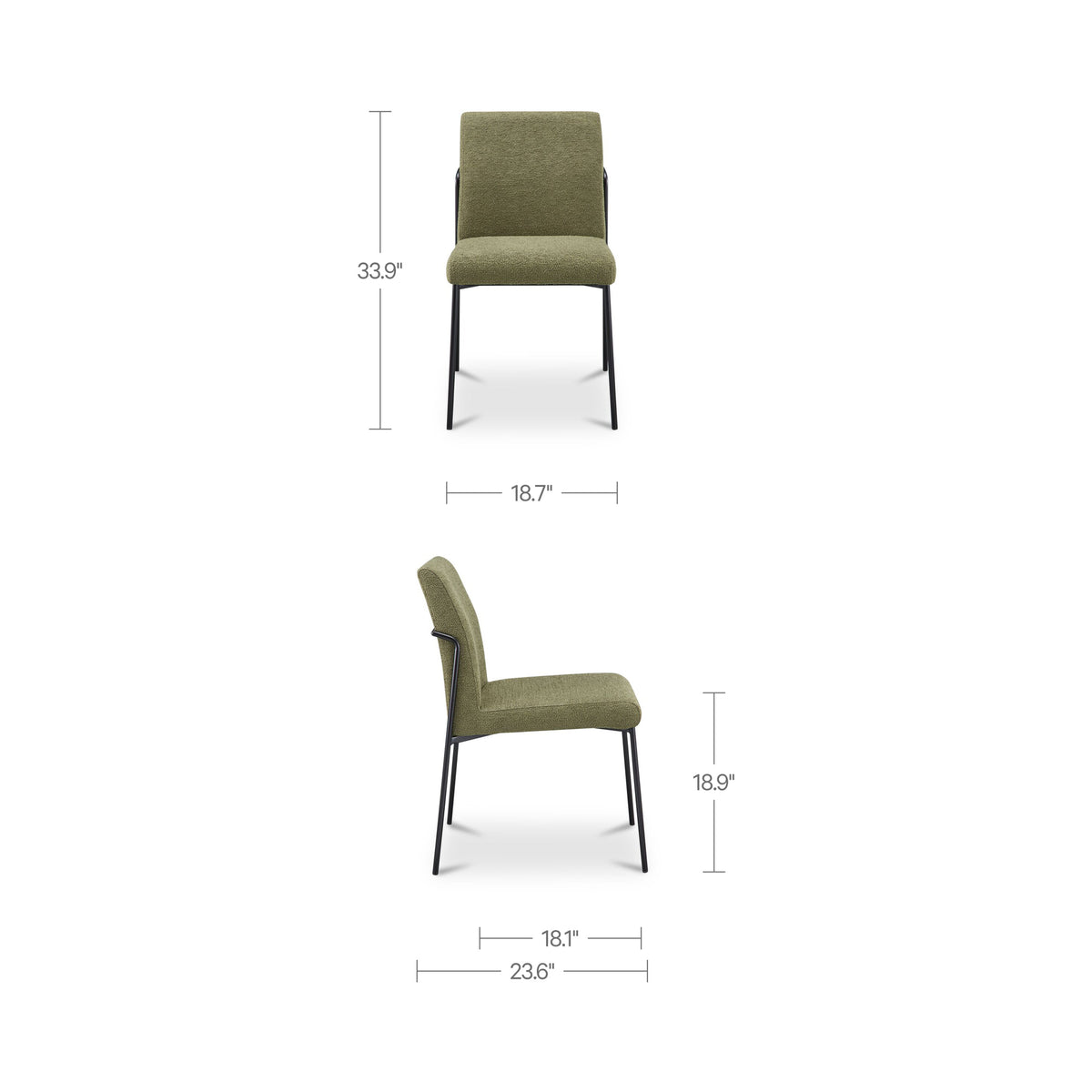 Danny Green Dining Chair (Set of 2) - Ornate Home