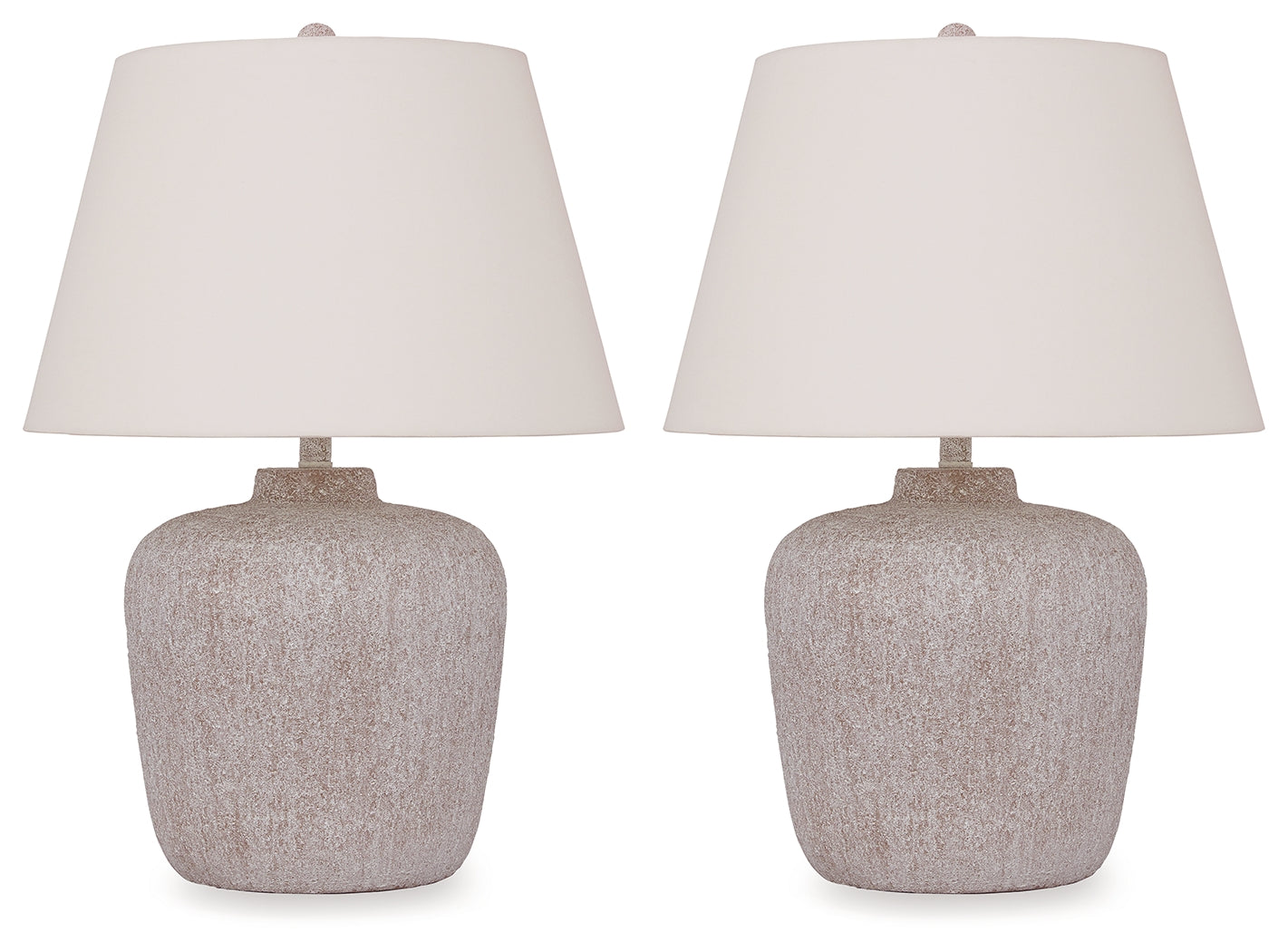 Danry Distressed Cream Table Lamp (Set of 2) - Ornate Home