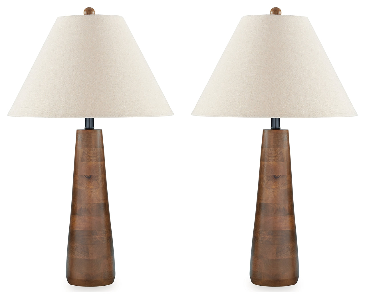 Danset Brown Table Lamp (Set of 2) (Online Special Price) - Ornate Home