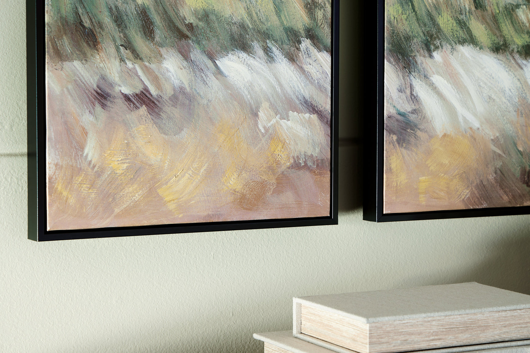 Dansot Green/Brown Wall Art (Set of 2) - Ornate Home