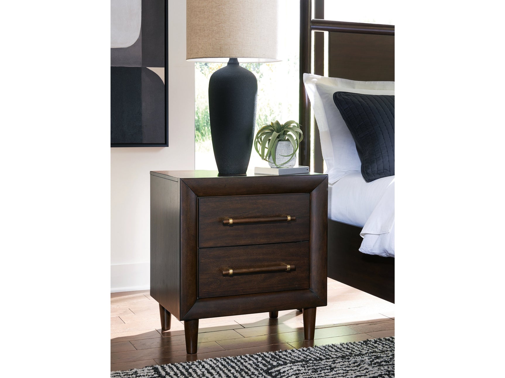 Dantenton Merlot Nightstand (Online Special Price) - Ornate Home