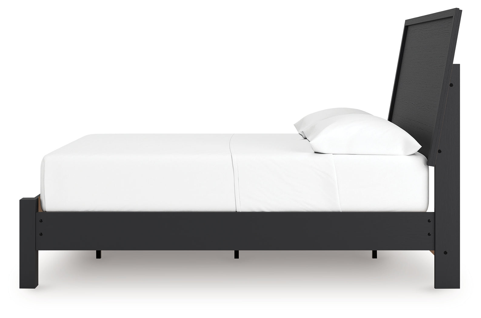 Danziar Black Full Panel Bed, Dresser and Mirror (Online Special Price) - Ornate Home